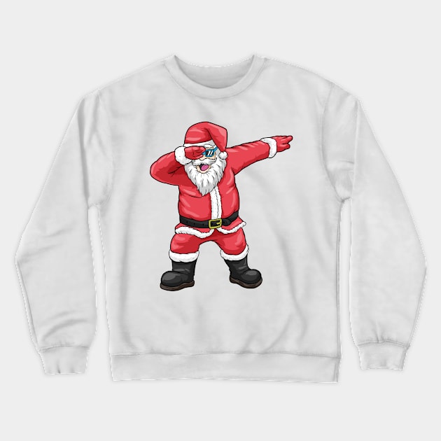 Santa Claus at Hip Hop Dance Crewneck Sweatshirt by Markus Schnabel